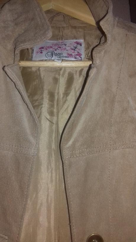 Damska kožena bunda-brusena koža, l