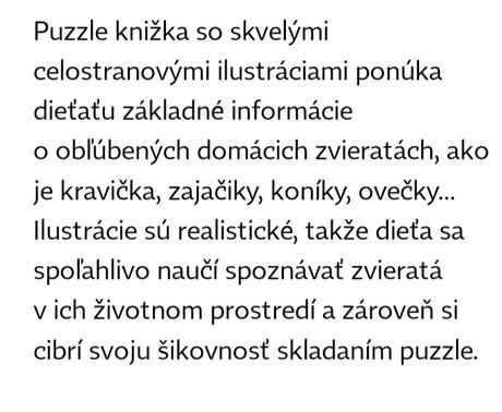 Na farme- kniha a puzzle, 