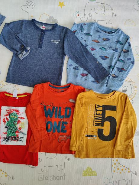 Sada tričiek pre chlapca 4-6 rokov, 110