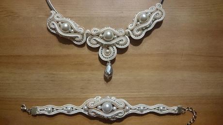 Set soutache náramok a náhrdelník, 