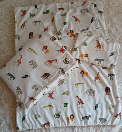 Obliecky s vyplnou layette jungle 2 komplety,