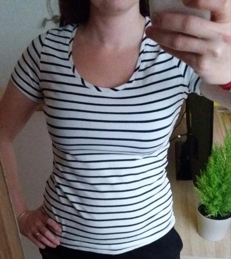 Pásikavé tričko, esmara,m