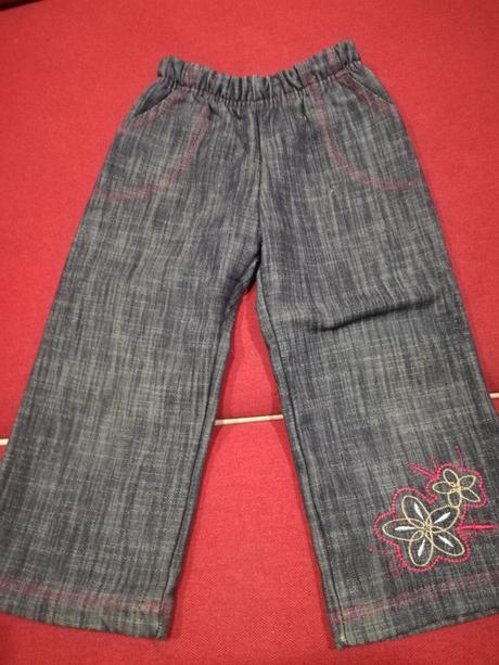 2x zateplené nohavice, 98