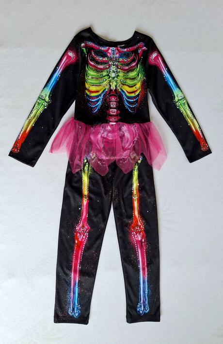 Kostra so sukničkou - halloweensky kostým veľ.116,