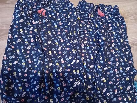 Letné dievčenské nohavice značky handm veľ.110, h&m,110