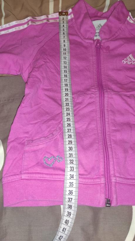 Dievčenská tepláková mikina, adidas,86