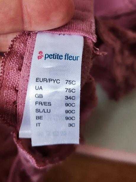 Čipkovaná podprsenka petite fleur 75c, 75c