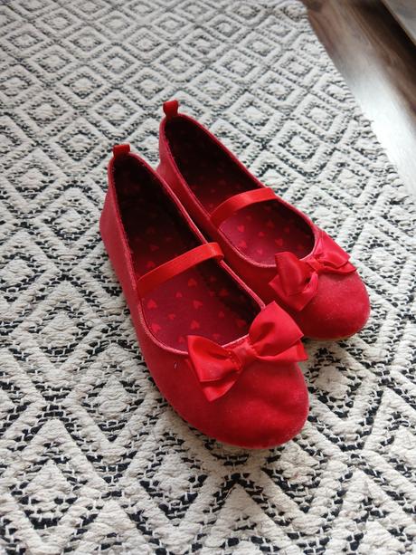 Zamatove balerinky, h&m,32