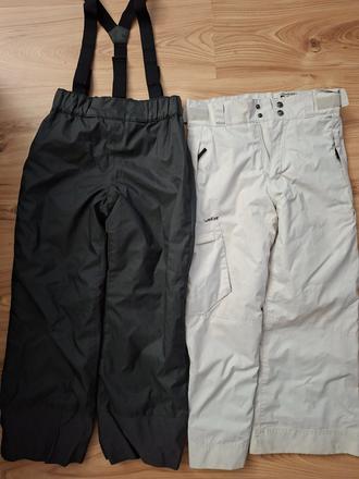 Lyziarske snowboardove nohavice, oteplovacky 134, decathlon,134