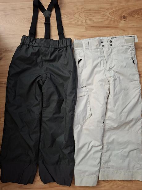 Lyziarske snowboardove nohavice, oteplovacky 134, decathlon,134