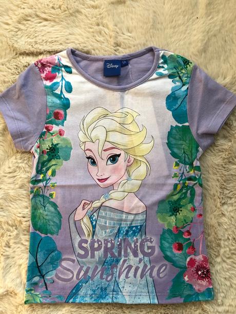 Tričko frozen spring veľk. na 6 rokov - skladom, disney,116