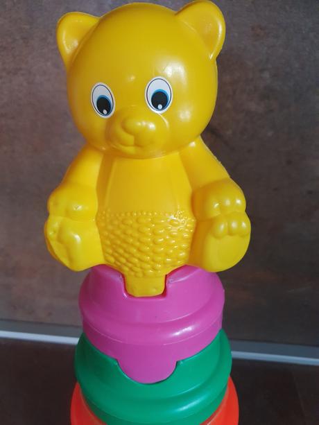 Montessori veľká skladačka - veža, 50cm,