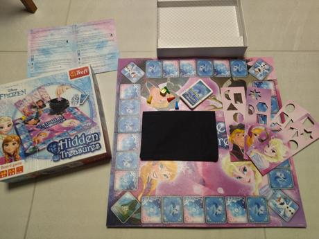 Spoločenská hra frozen hidden treasure, 