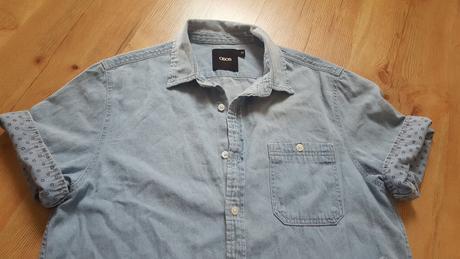 Pánska riflova kosela asos, m, m