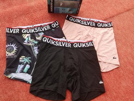 Quiksilver pánske  boxerky 3 ks veľkosť s, quiksilver,s
