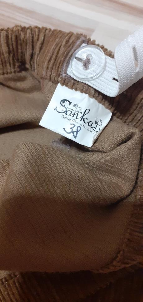 Tehotenské mencestrove nohavice, 38