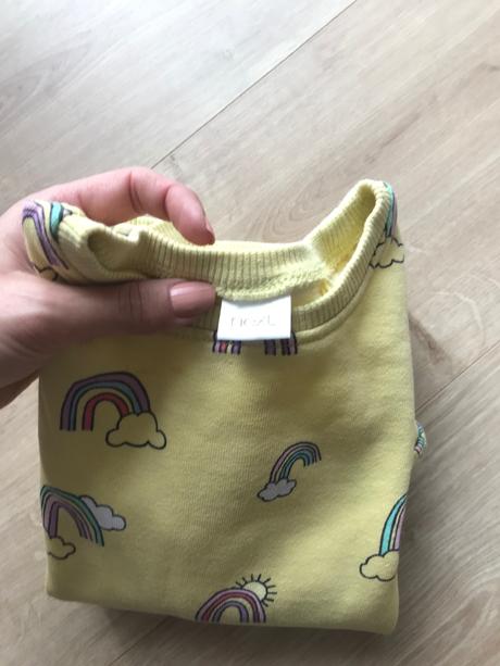 Krásna dúhová mikinka, next,98