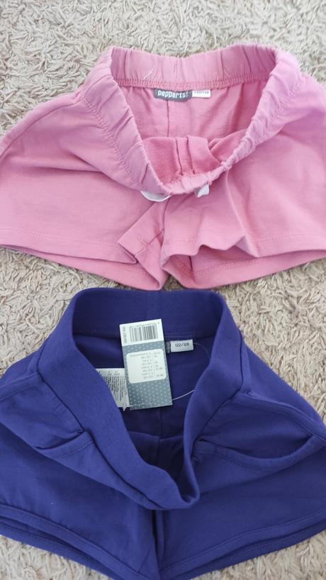 2x kraťase v 122/128, pepperts,122