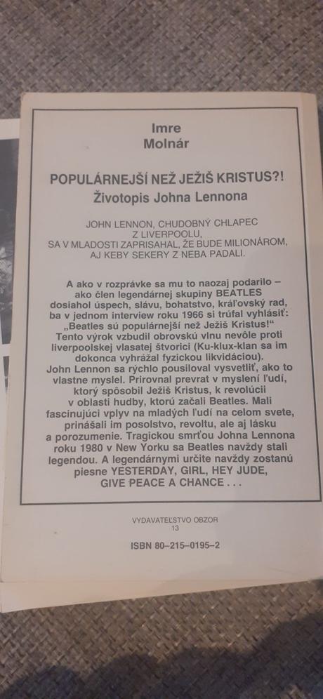 Knihy deti bukovski john lenon, 