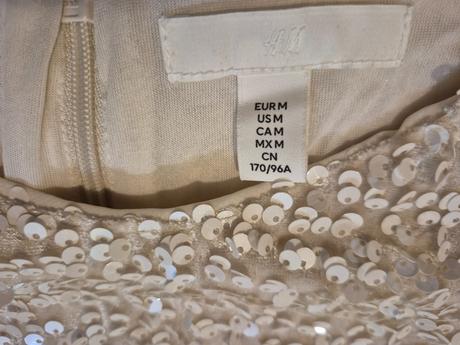 Flitrove saty, h&m,m