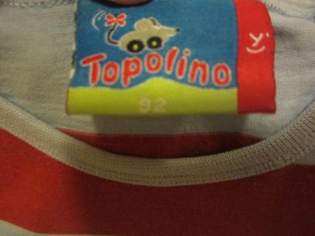Tričko s dlhým rukávom topolino vel.92, topolino,92