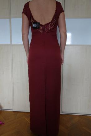 Spoločenské šaty s odhaleným chrbtom, 36