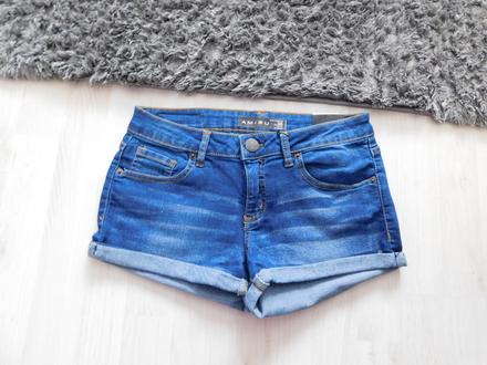Rifľové šortky č.36, amisu,36