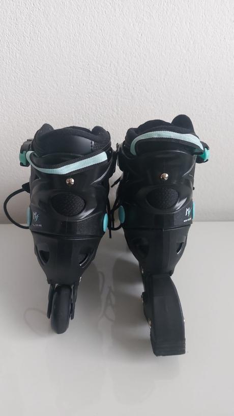 Korčule 2v1 raven pulse black/cyan, 33