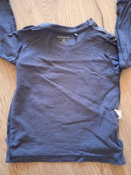 2x tričko reserved+body veľ.80, 68–80