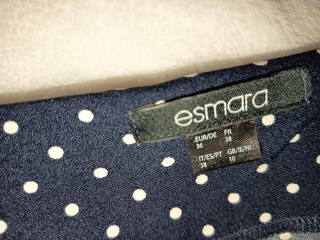 Bodkovaná blúzka, esmara,m