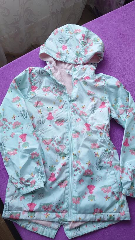 Prechodná zateplená bunda so žabkami, pepco,134
