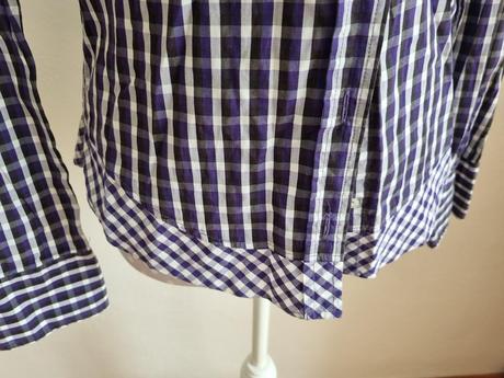 Fialová károvaná blúzka gant veľ. 36, gant,36