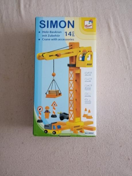 Bino žeriav drevený simon,