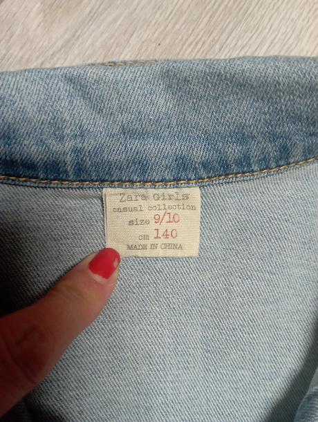 Rifľová bunda, zara,140