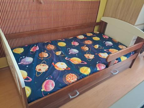 Detska postel 160x80 s uloznym priestorom, šírka (cm): 80,dĺžka (cm): 160