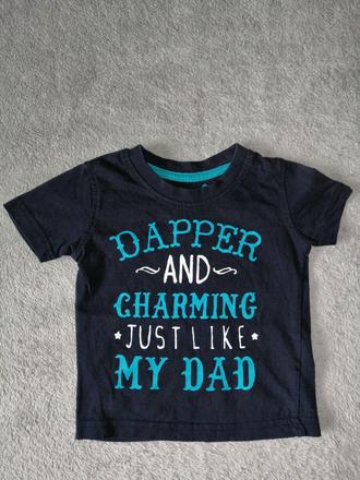 Letné bavlnené tričko, rebel,80