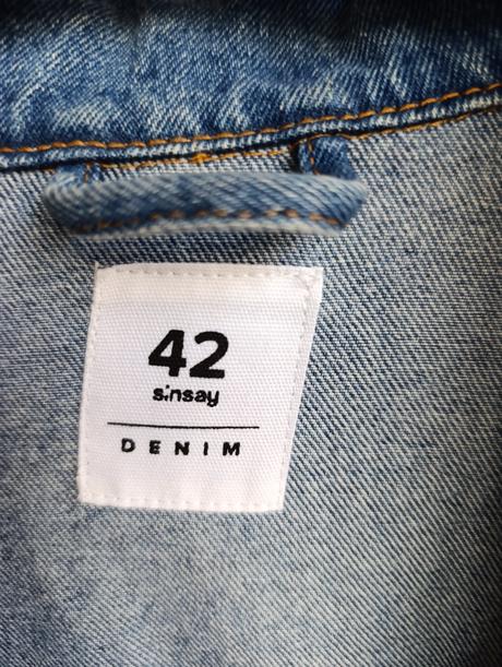 Dámska riflová bunda oversize, sinsay,42
