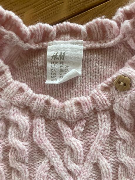 Pletene šaty h&m, h&m,92