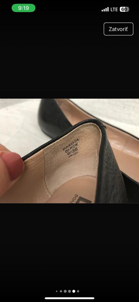 Znackove dkny c 36 baleriny balerinky topanky prav, dkny,36