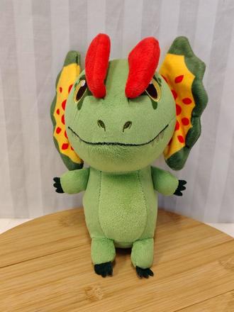 Plyšový dinosaurus dilophosaurus jurský svet 23 cm,