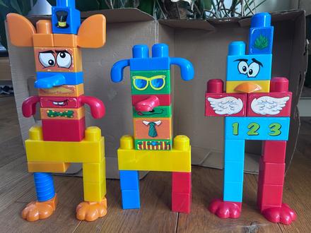Mega blocks & lego veľké kocky, 