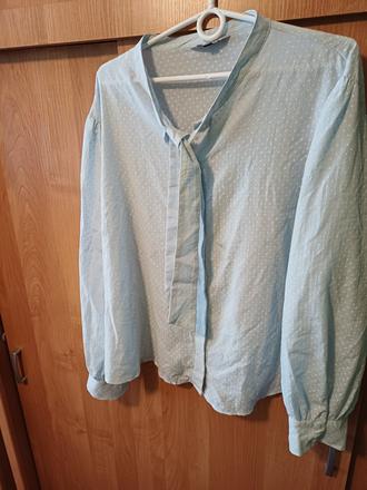 Damska bledomodra blúzka xxxl, xxxl