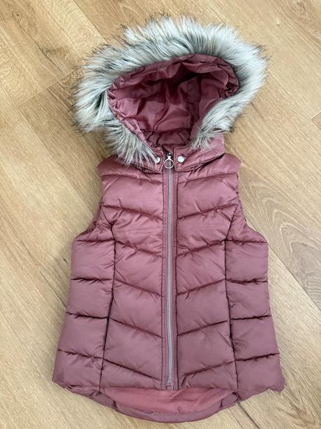 Dievčenská prechodná vesta 122/128, h&m,122