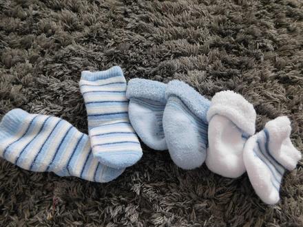 Ponožky 0-3m., 17