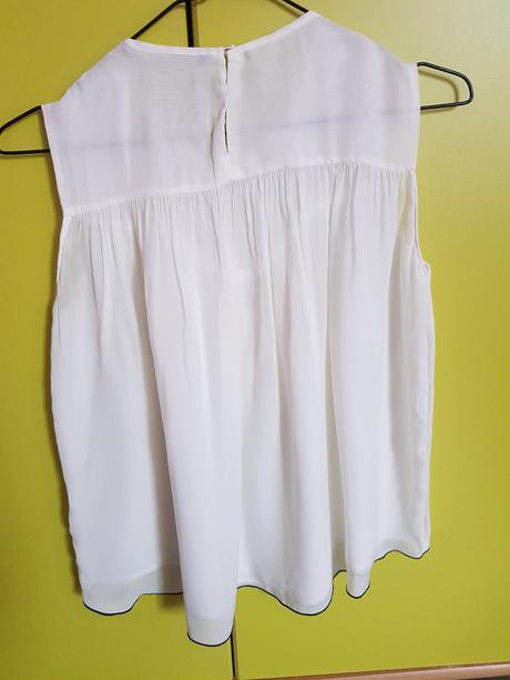 Zara lahucky biely top, zara,xs