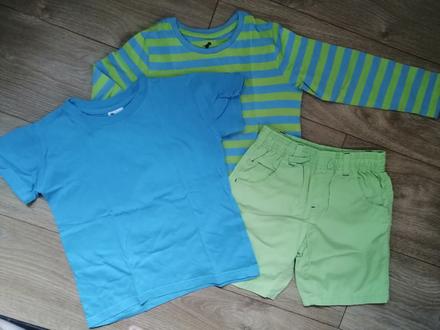 Kratasky, 2 x tricko 110/116, lupilu,110