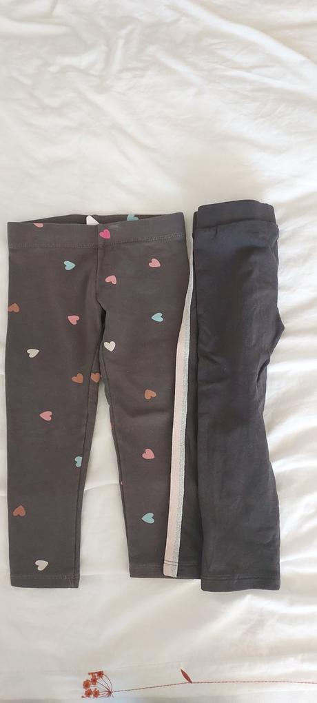 Leginy s cesanym vnutrom 2ks, h&m,92