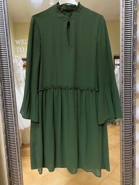 Dámske šaty tmavozelené, l / m