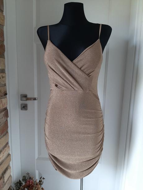 Dámske elegantné trblietavé šaty, 36 - xl