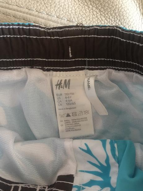 Plavkové kratasky, h&m,116